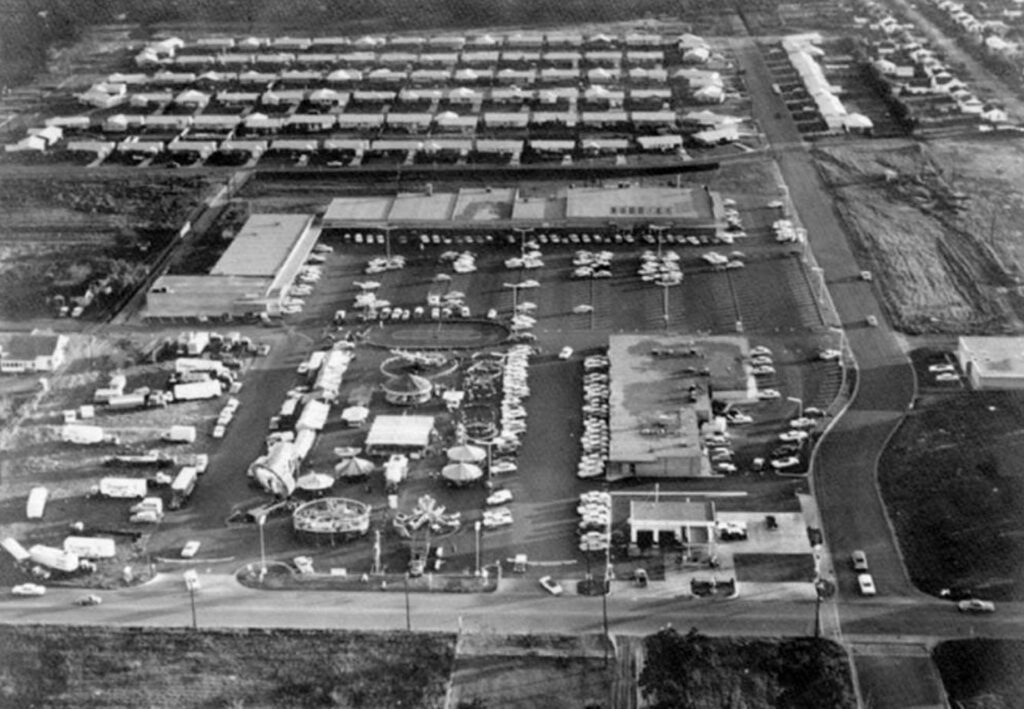 Grand Opening of Town North Development in 1960.